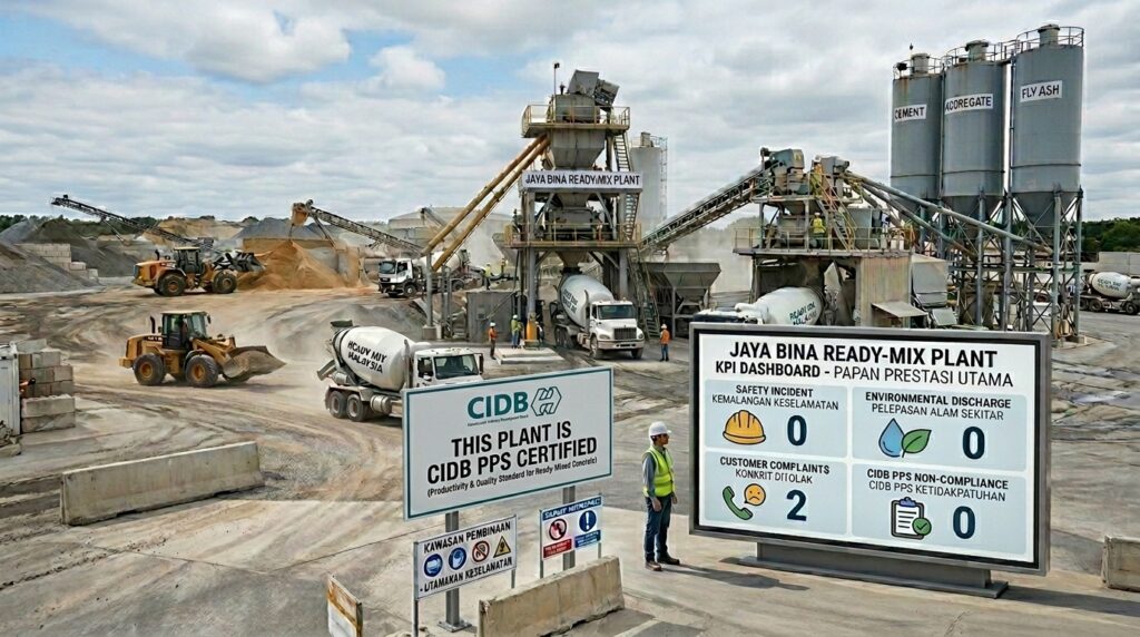 HOME concrete plant operating 202603292116